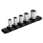 1/4-Inch Drive Black 6-Inch Socket Organizer