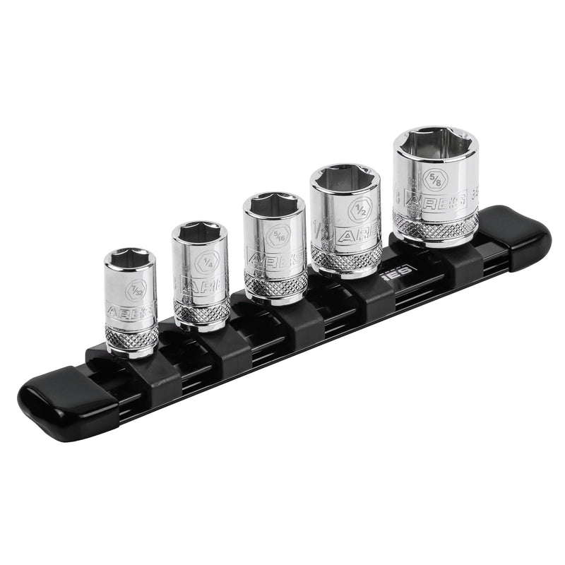 1/4-Inch Drive Black 6-Inch Socket Organizer
