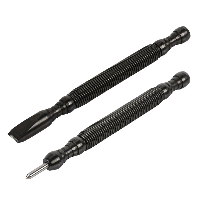 ARES 10018 - 2-Piece Hammerless 3/8-Inch Cold Chisel and High-Speed Steel Center Punch Set