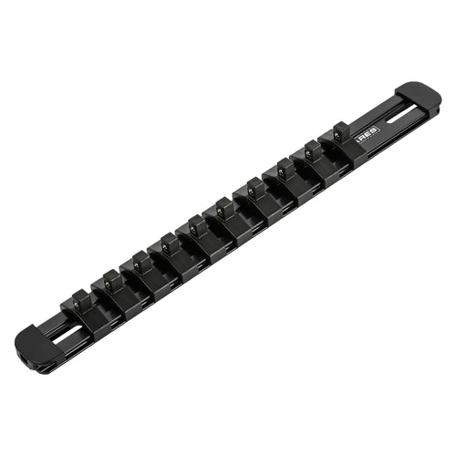 1/4-Inch Drive Black 9.84-Inch Socket Rail with Locking End Caps