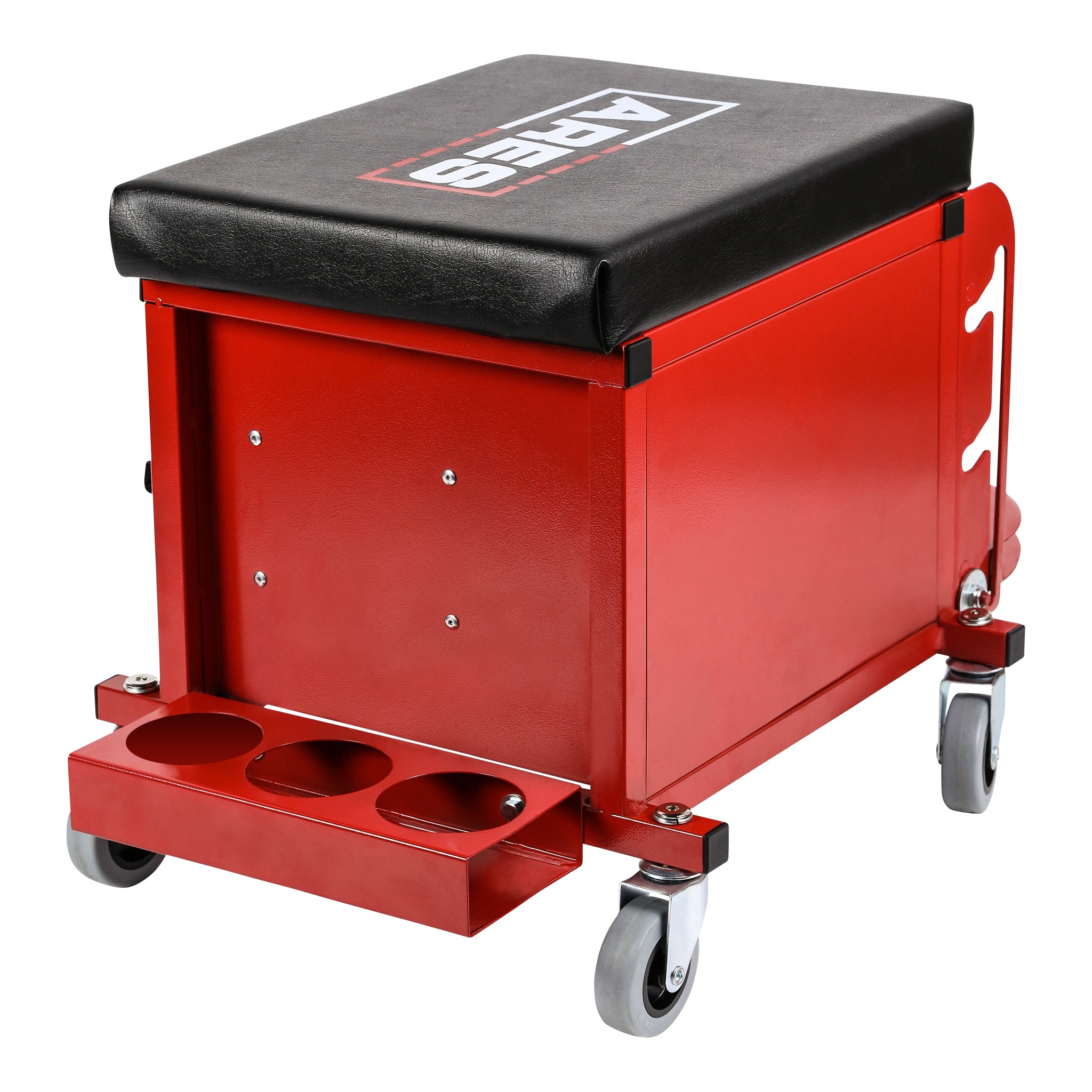 Multi-function Tool Chest Seat with Rolling Storage