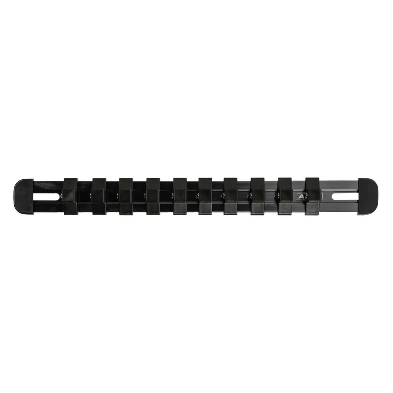 3/8-Inch Drive Black 9.84-Inch Socket Rail with Locking End Caps