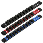 3-Piece 1/4-Inch Drive 9.84-Inch Aluminum Socket Rail Set