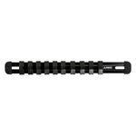 1/4-Inch Drive Black 9.84-Inch Socket Rail with Locking End Caps