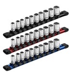 3-Piece 1/4-Inch Drive 9.84-Inch Aluminum Socket Rail Set