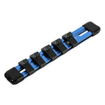 1/4-Inch Drive Blue 6-Inch Socket Organizer