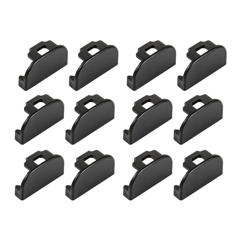 12-Piece Locking Socket Rail End Cap Set