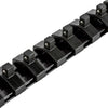 1/4-Inch Drive Black 9.84-Inch Socket Rail with Locking End Caps