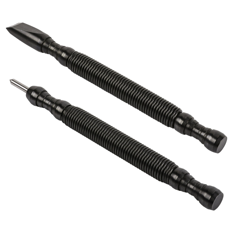 2-Piece Hammerless 3/8-Inch Cold Chisel and High-Speed Steel Center Punch Set