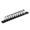 1/4-Inch Drive Black 9.84-Inch Socket Organizer