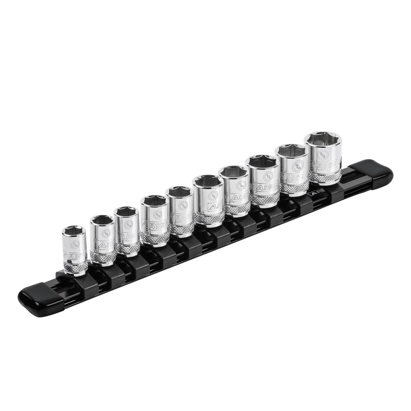 1/4-Inch Drive Black 9.84-Inch Socket Organizer